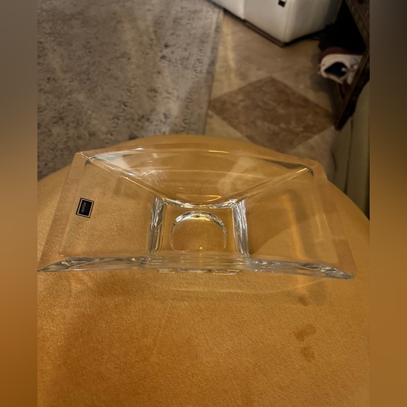 Nambe Other - Nambe Rectangular Crystal Bowl 11 1/2" x 6 1/4" x 3" With Tags/Etched